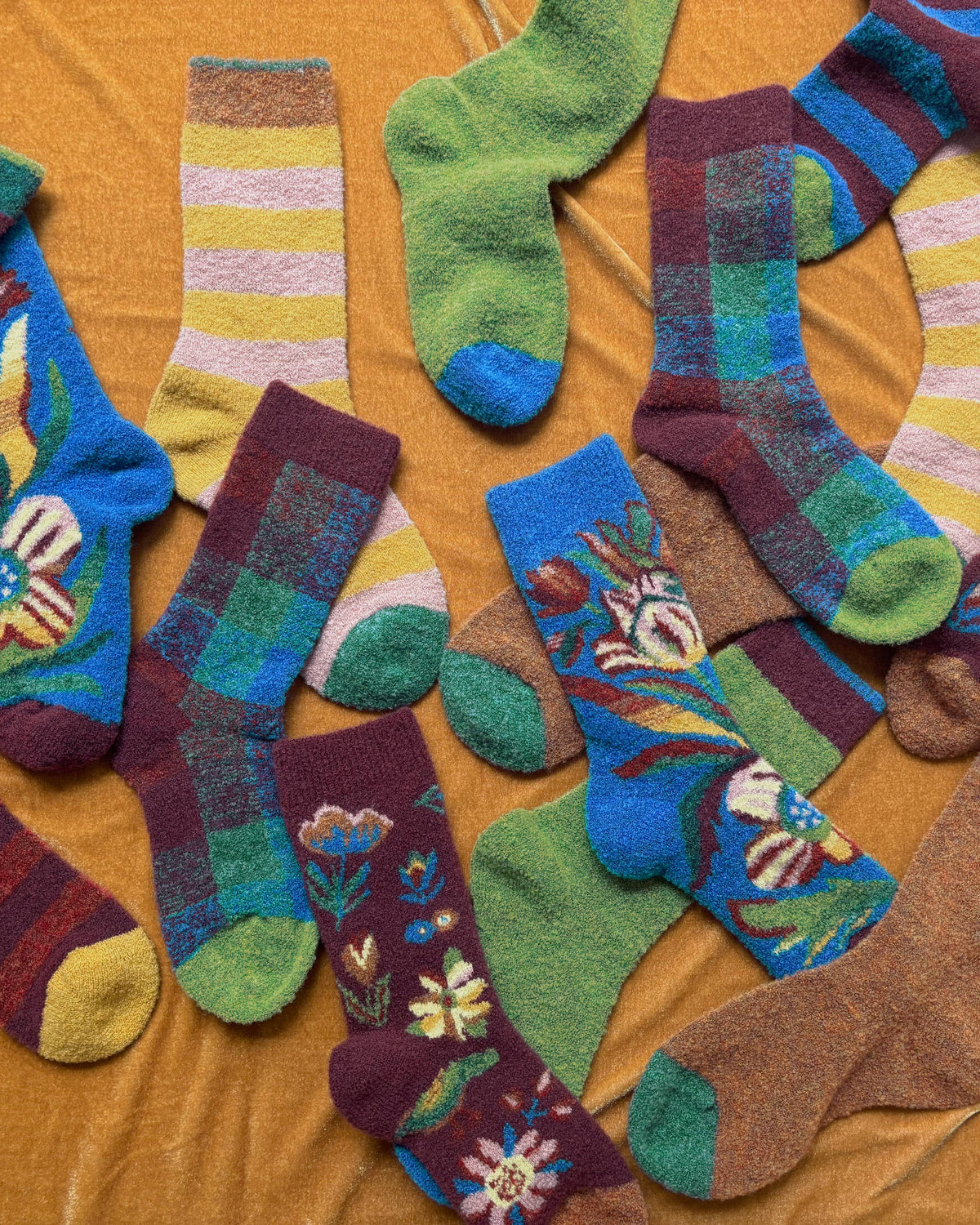 Mousse Honey Striped Socks Socks Bonne Maison