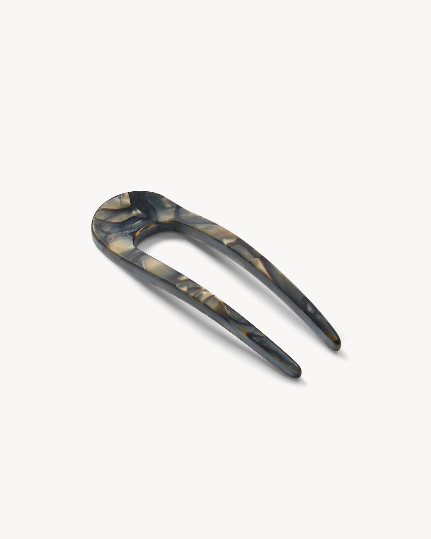 Mini French Hair Pin in Midnight Horn Hair Accessories MACHETE