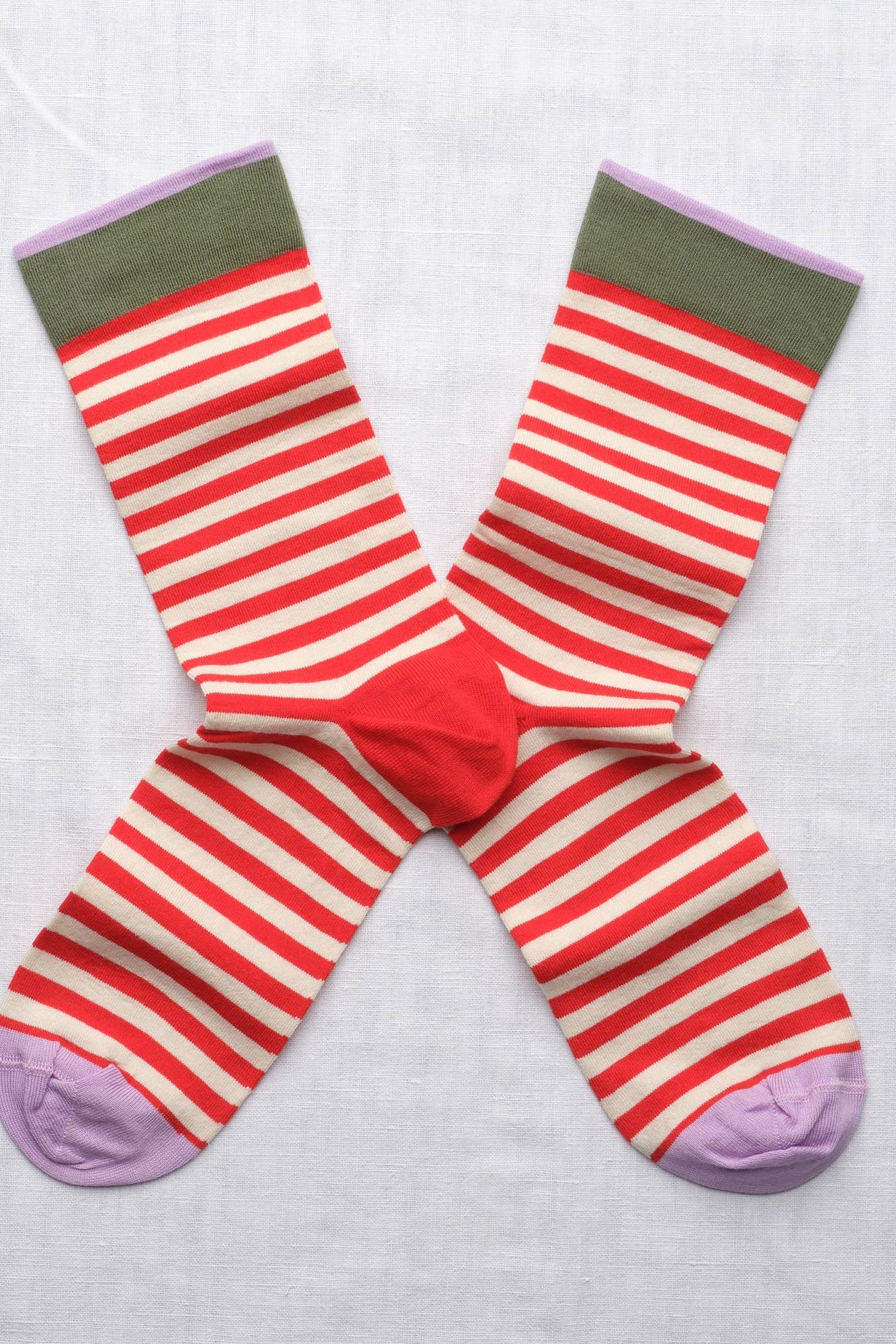 Red Stripe Sock Bonne Maison 36/38
