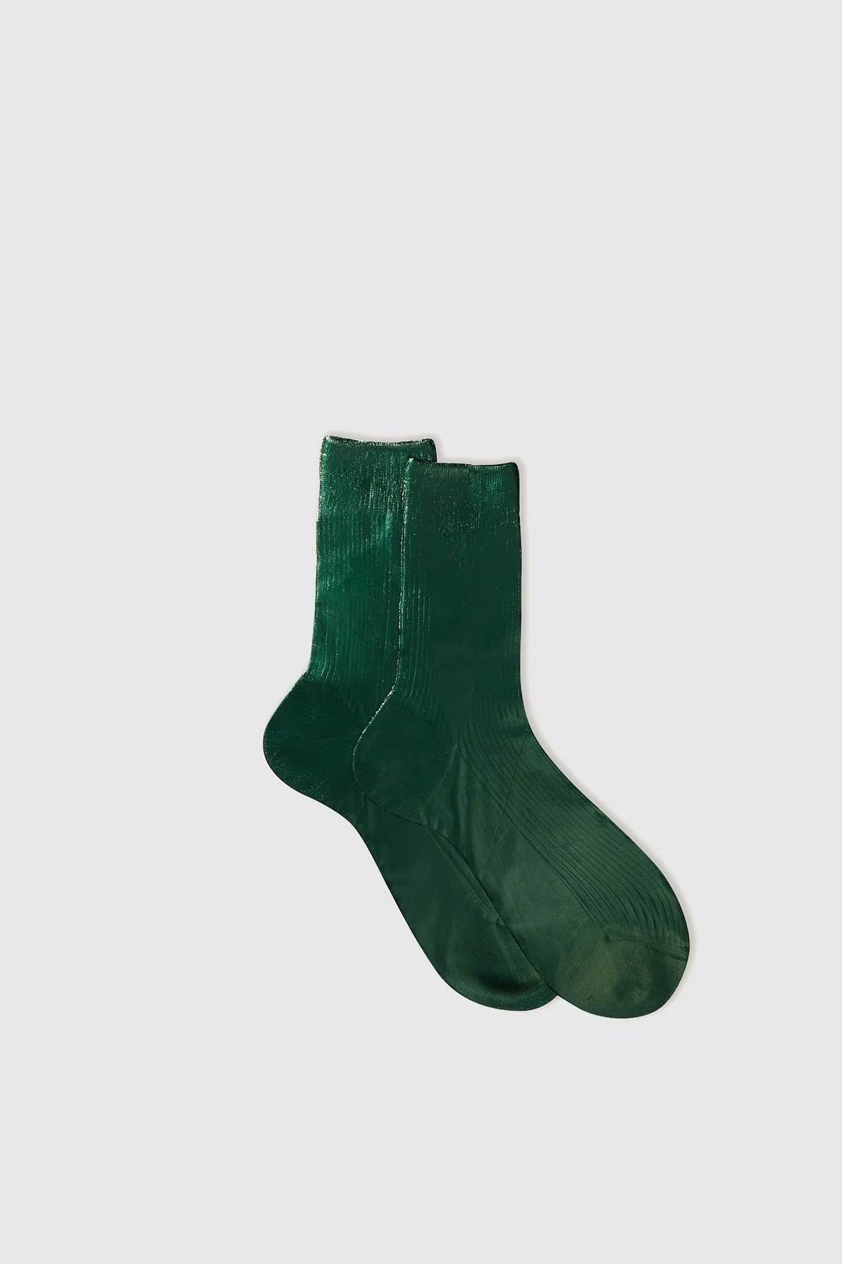 Maria La Rosa One Ribbed Laminated Sock Collection - Cipresso Socks Maria La Rosa