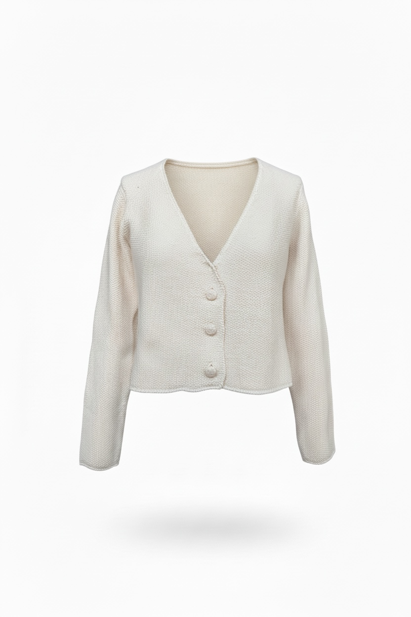 Lolita Cardigan in Cream Pima Cotton – CHRISTINE ALCALAY