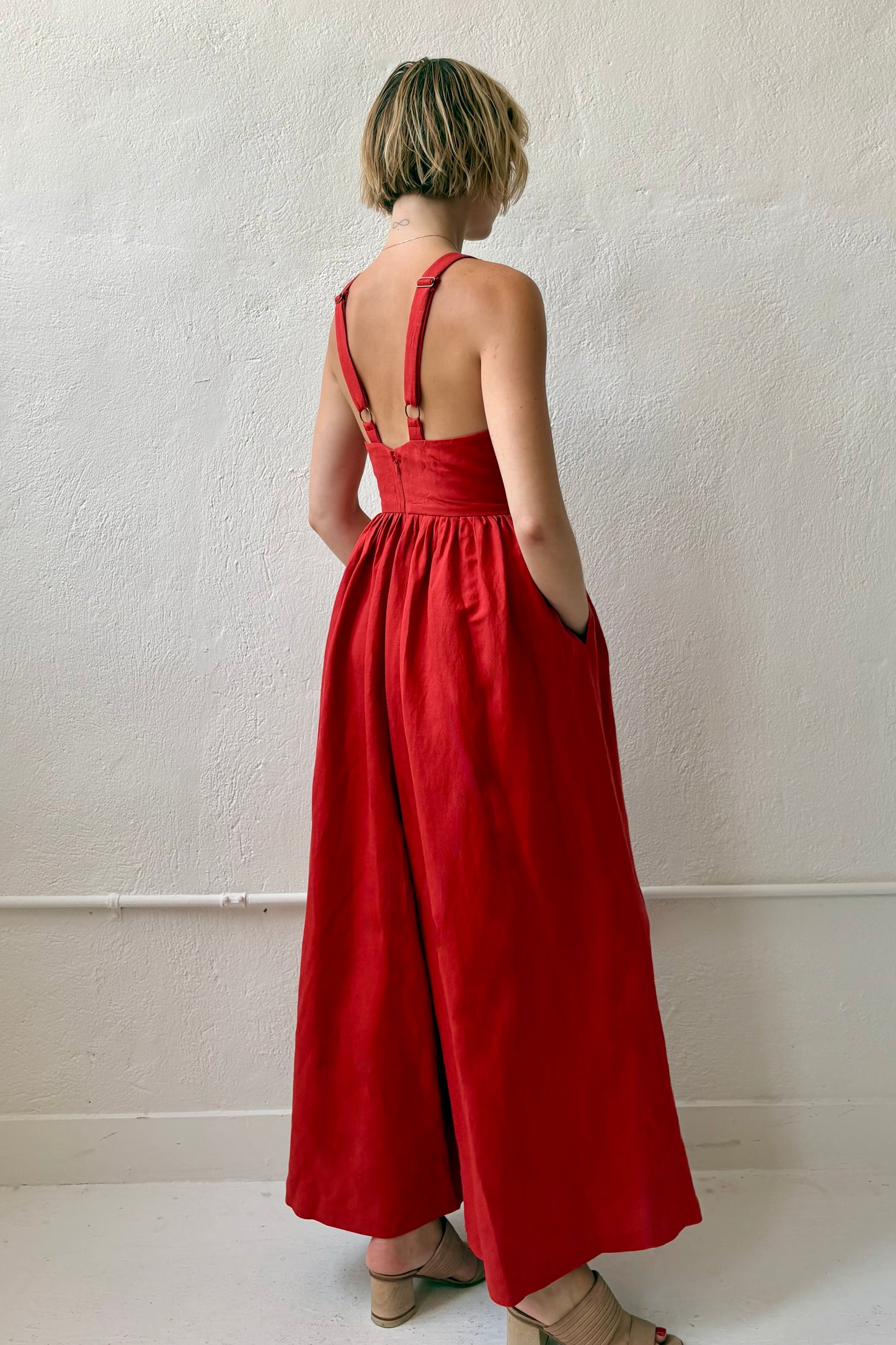 Quynh Jumpsuit in Linen Jumpsuits CHRISTINE ALCALAY