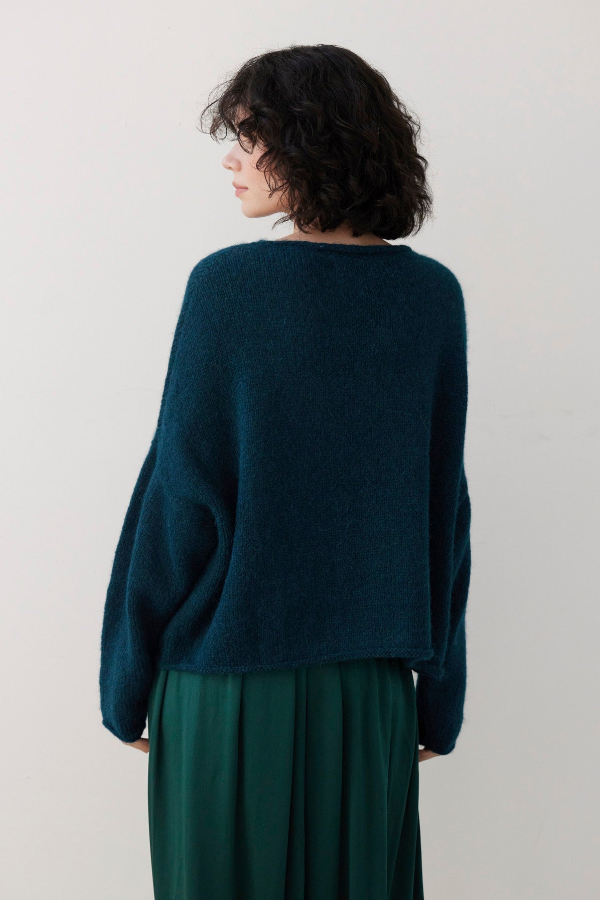 SAMPLE FW26 - Ines Sweater - Deep Teal Samples CHRISTINE ALCALAY