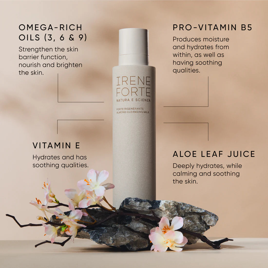 Almond Cleansing Milk Beauty Irene Forte