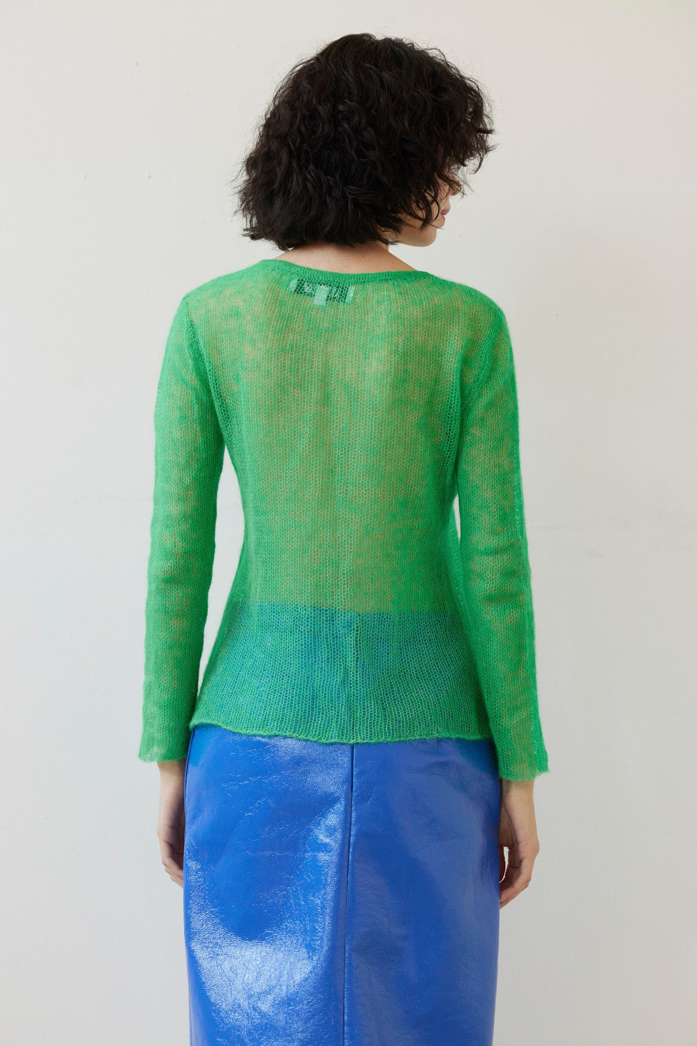 Jewel Open Knit Tee in Baby Alpaca Sweaters CHRISTINE ALCALAY