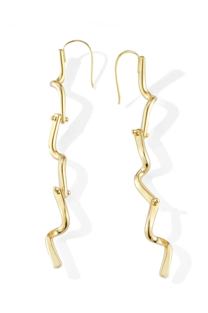 Articulated Particle Earrings