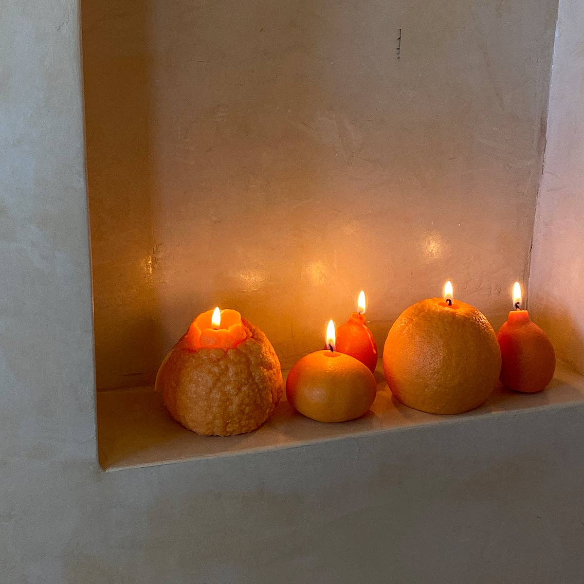 Large Dekopon Orange Candle Candles Scandles