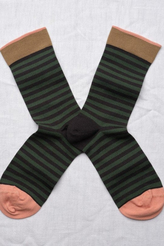 Black Striped Socks Socks Bonne Maison