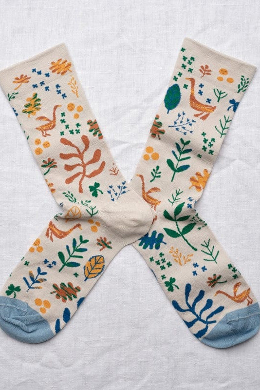 Light Grey Seedlings Socks Socks Bonne Maison