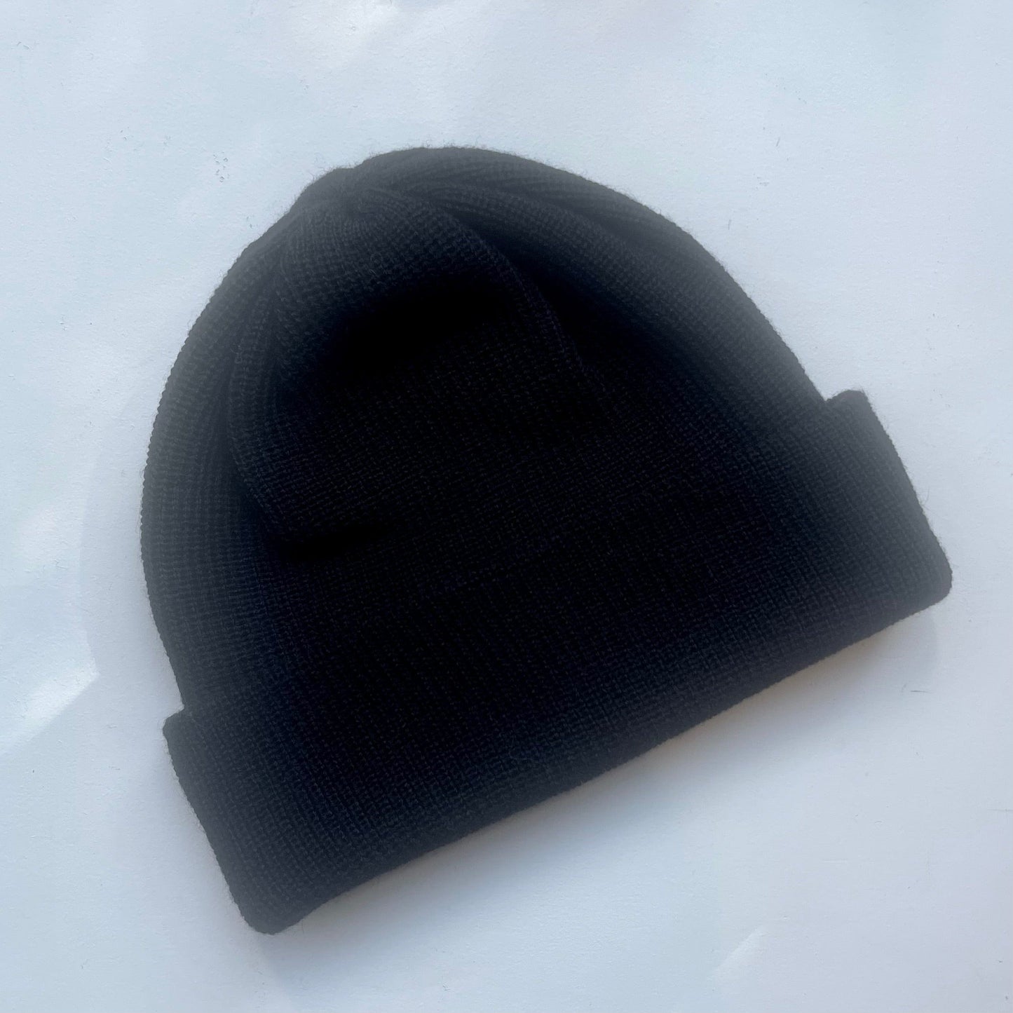 Plush Rib Beanie in Baby Alpaca Beanies CHRISTINE ALCALAY Black One Size