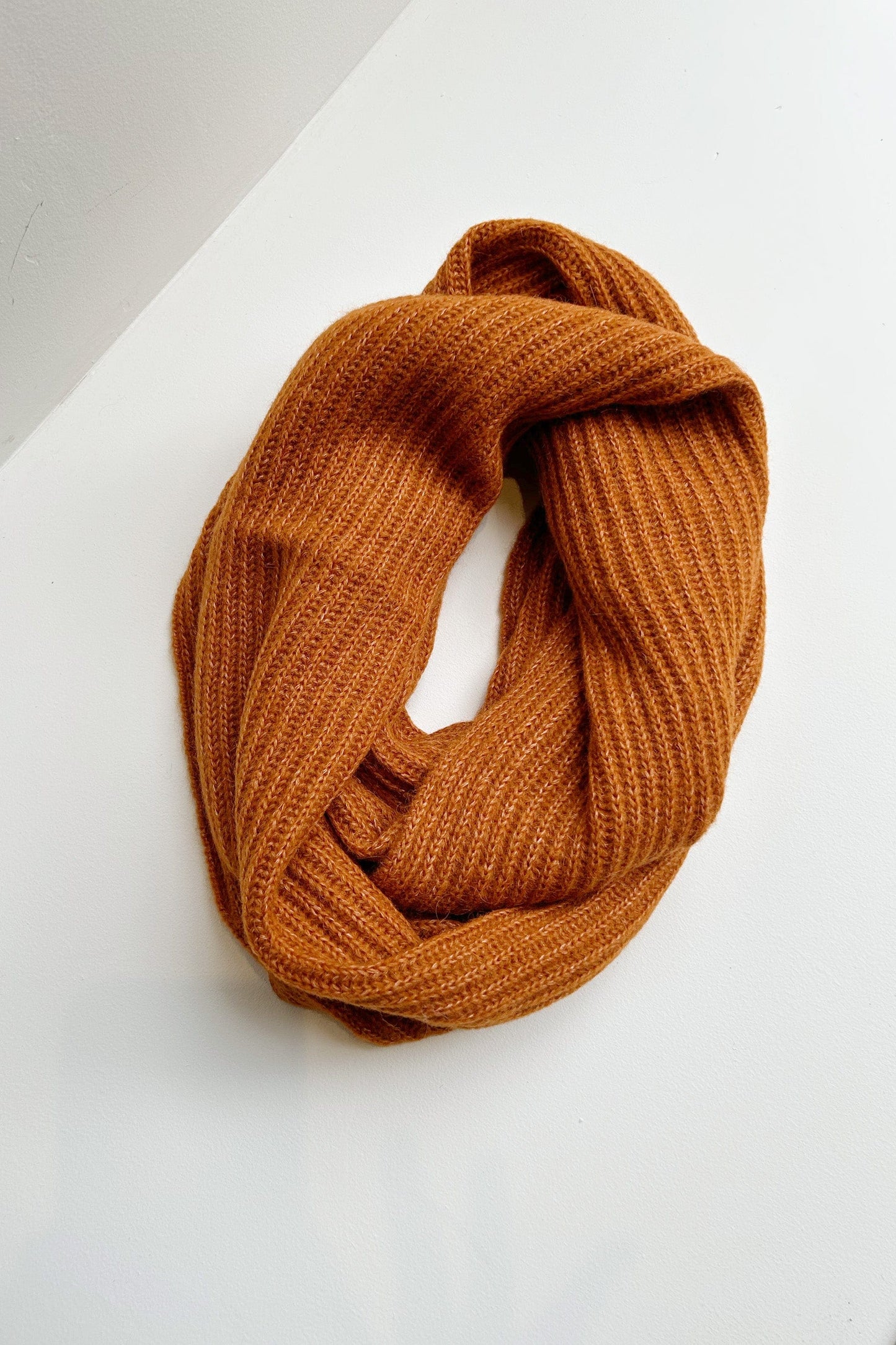 Infinity Scarf in Soft Alpaca Wool Blend Accessories CHRISTINE ALCALAY Rust One Size
