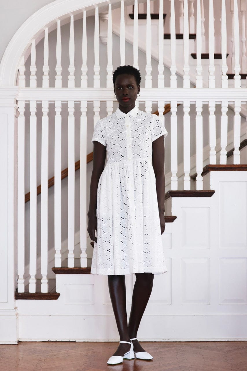 Hope Dress in Eyelet, White / Medium Hope Dress in Eyelet, White / Medium
