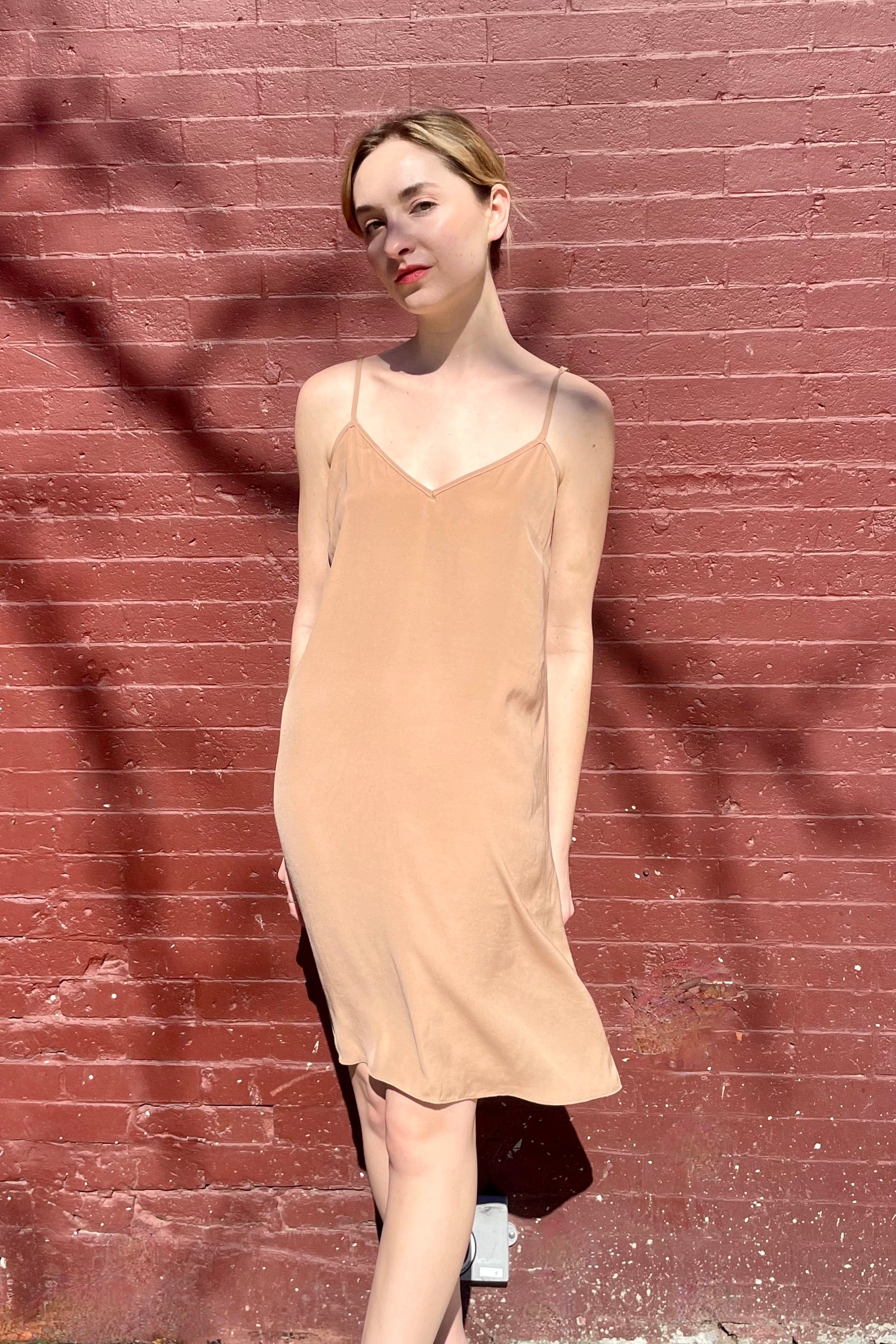 Bridget Slip Dress in Japanese Charmeuse – CHRISTINE ALCALAY