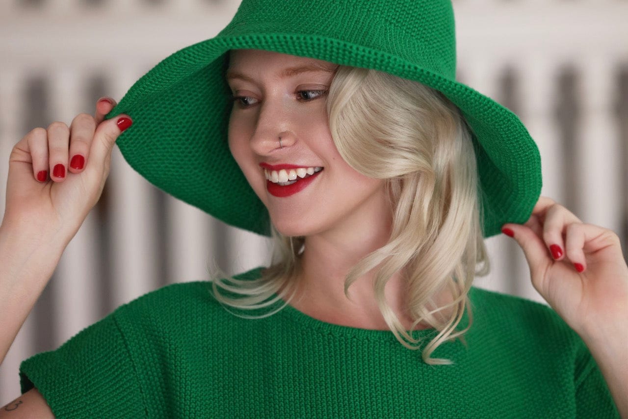 SAMPLE SS25 - Crochet Sun Hat in Pima Cotton Samples CHRISTINE ALCALAY