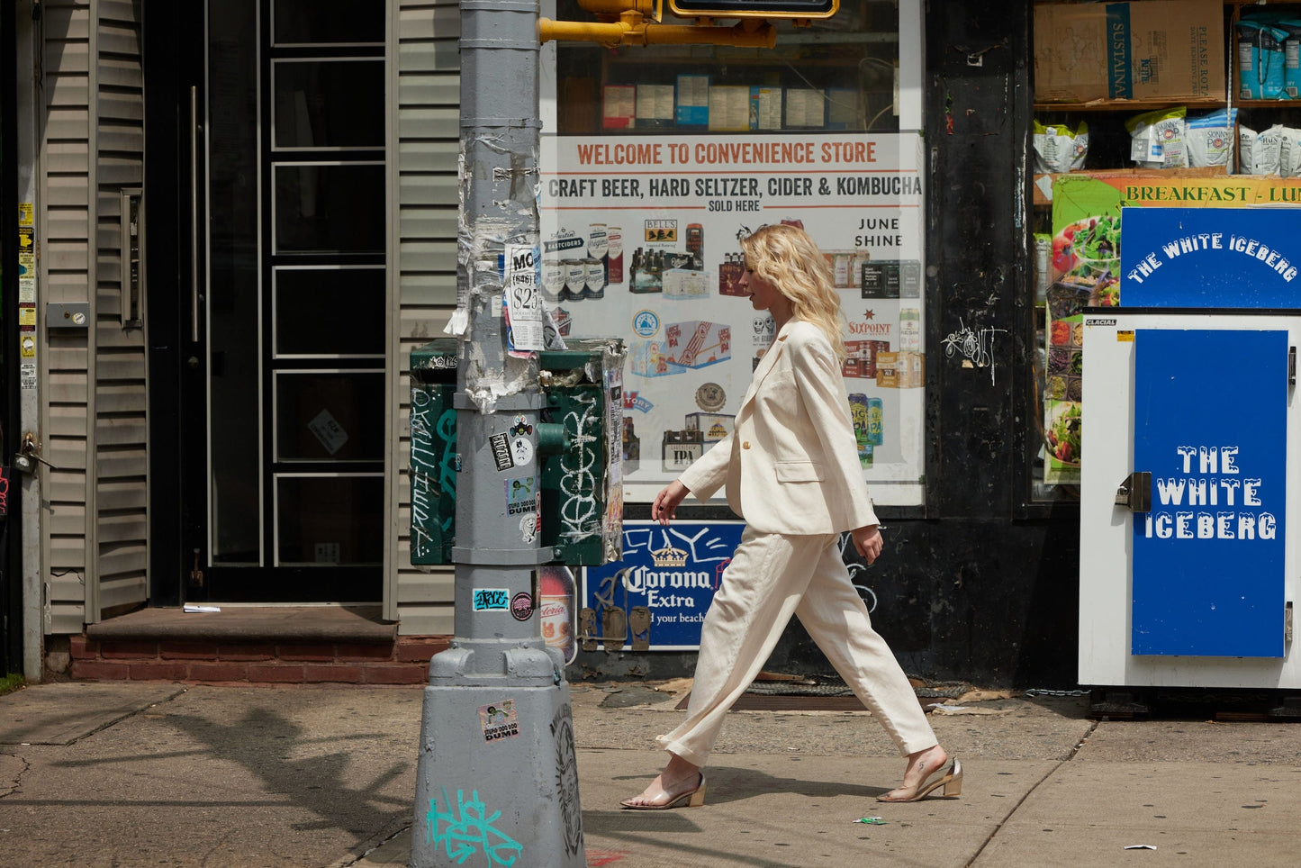 Tilda Double Pocket Blazer in Linen - Wisteria Jackets CHRISTINE ALCALAY