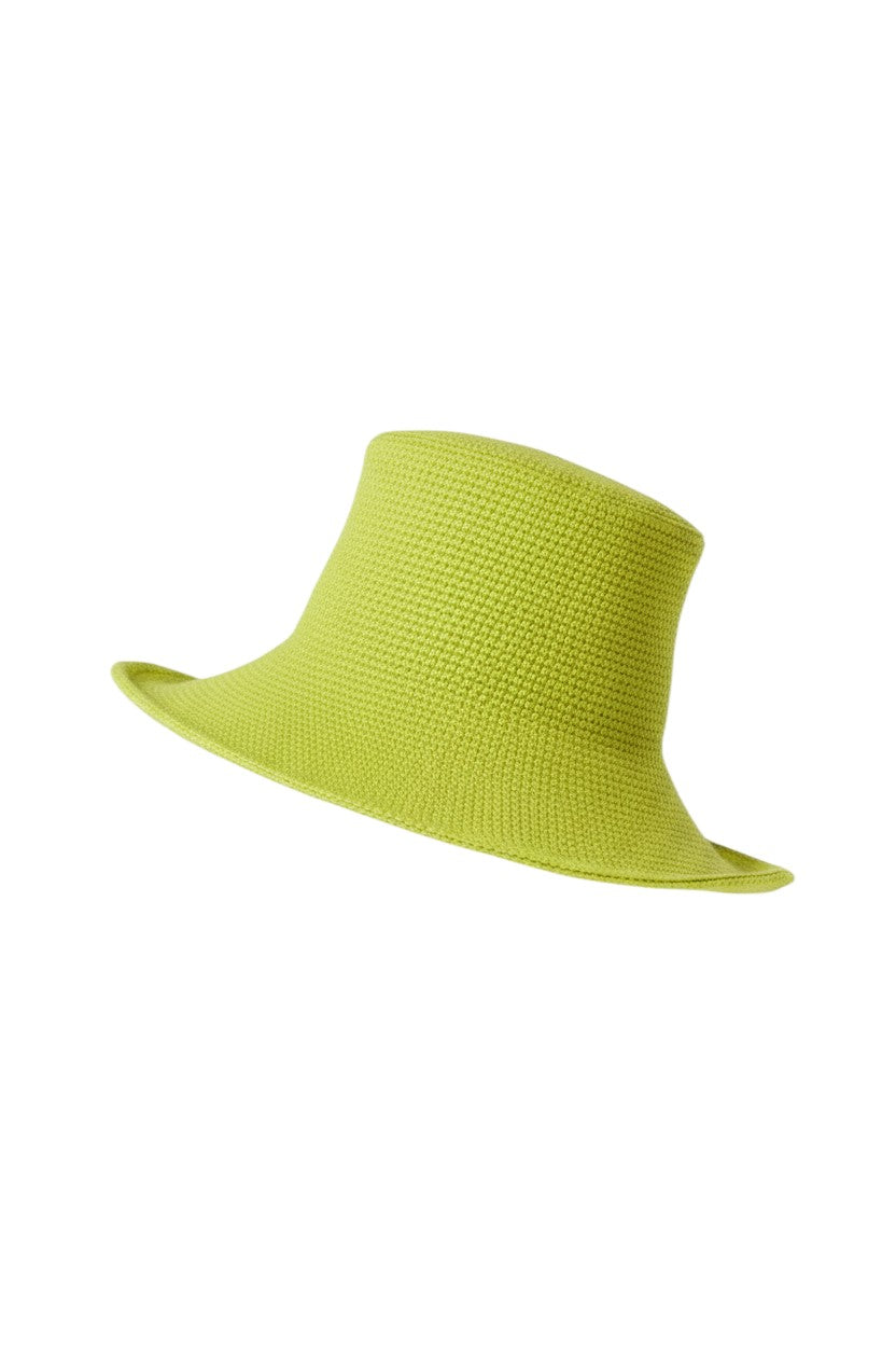 Georgia Sun Hat in Lemongrass Pima Cotton Hats CHRISTINE ALCALAY