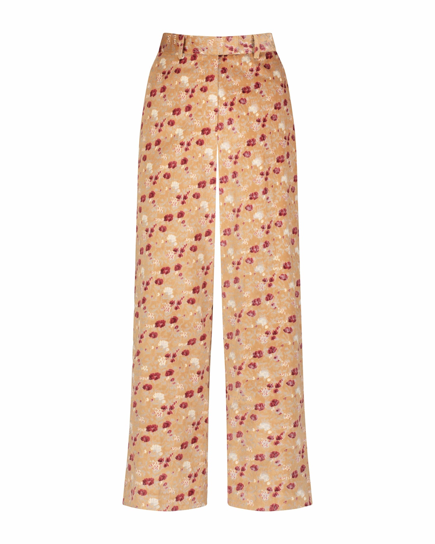 Piper Pant in in Italian Floral Velvet Pants CHRISTINE ALCALAY