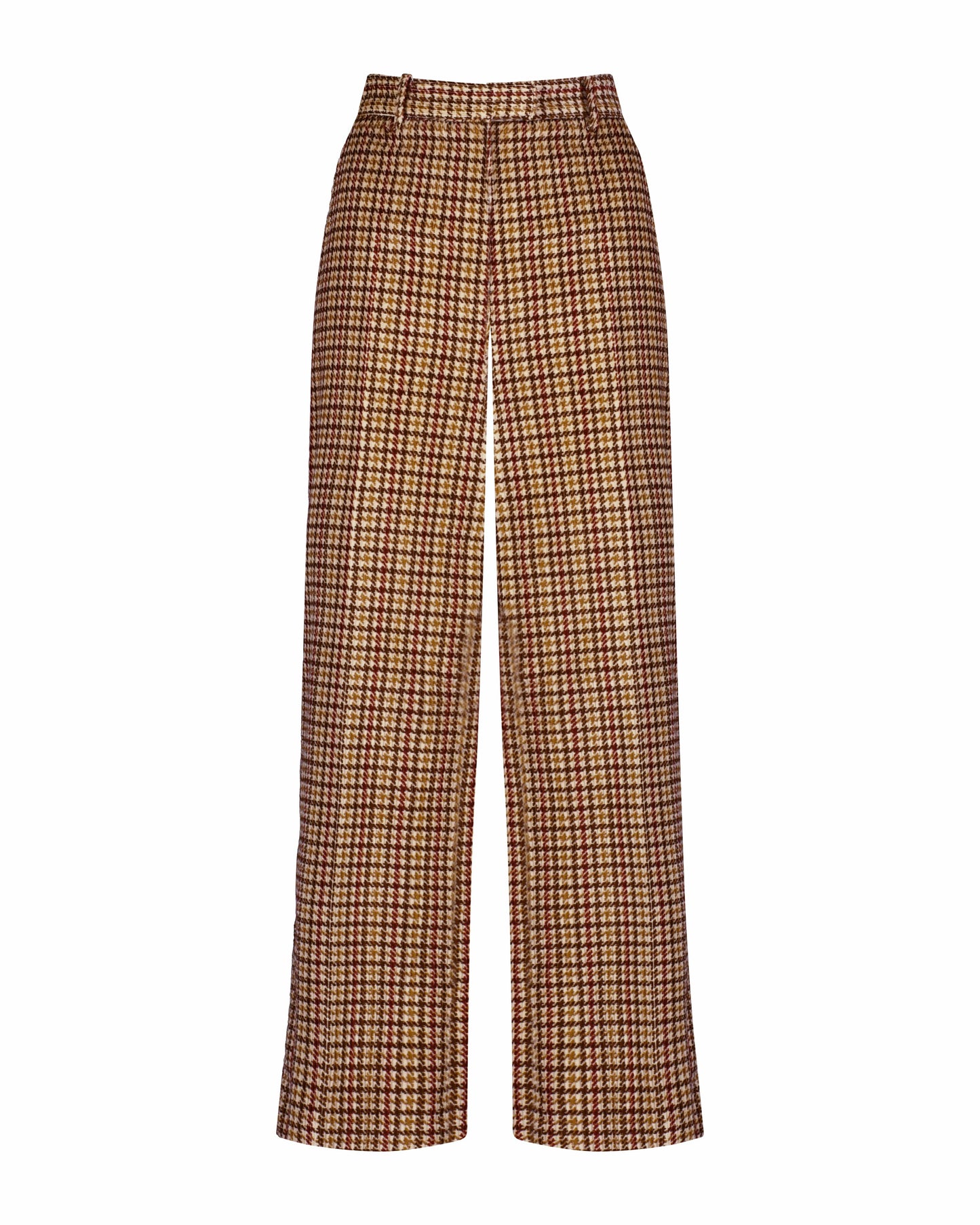 Piper Pant in in Italian Houndstooth Corduroy Pants CHRISTINE ALCALAY