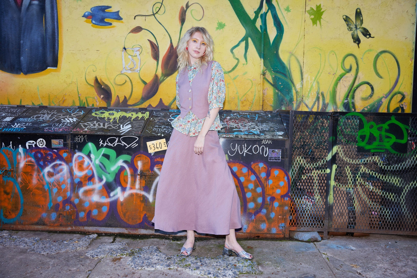 Christine Skirt in Linen Blend Skirts CHRISTINE ALCALAY