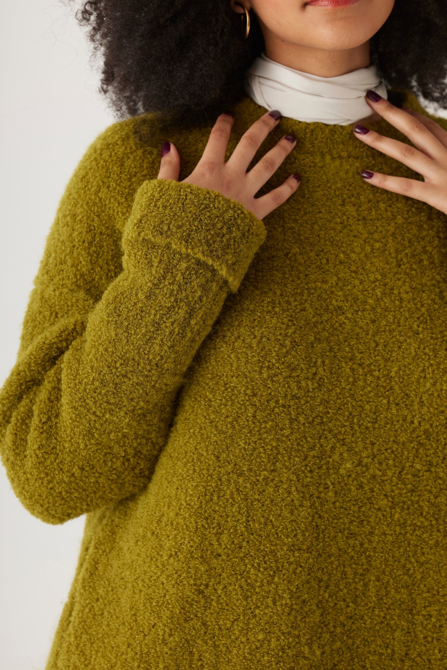 Teddy Sweater in  Alpaca Boucle Sweater CHRISTINE ALCALAY   