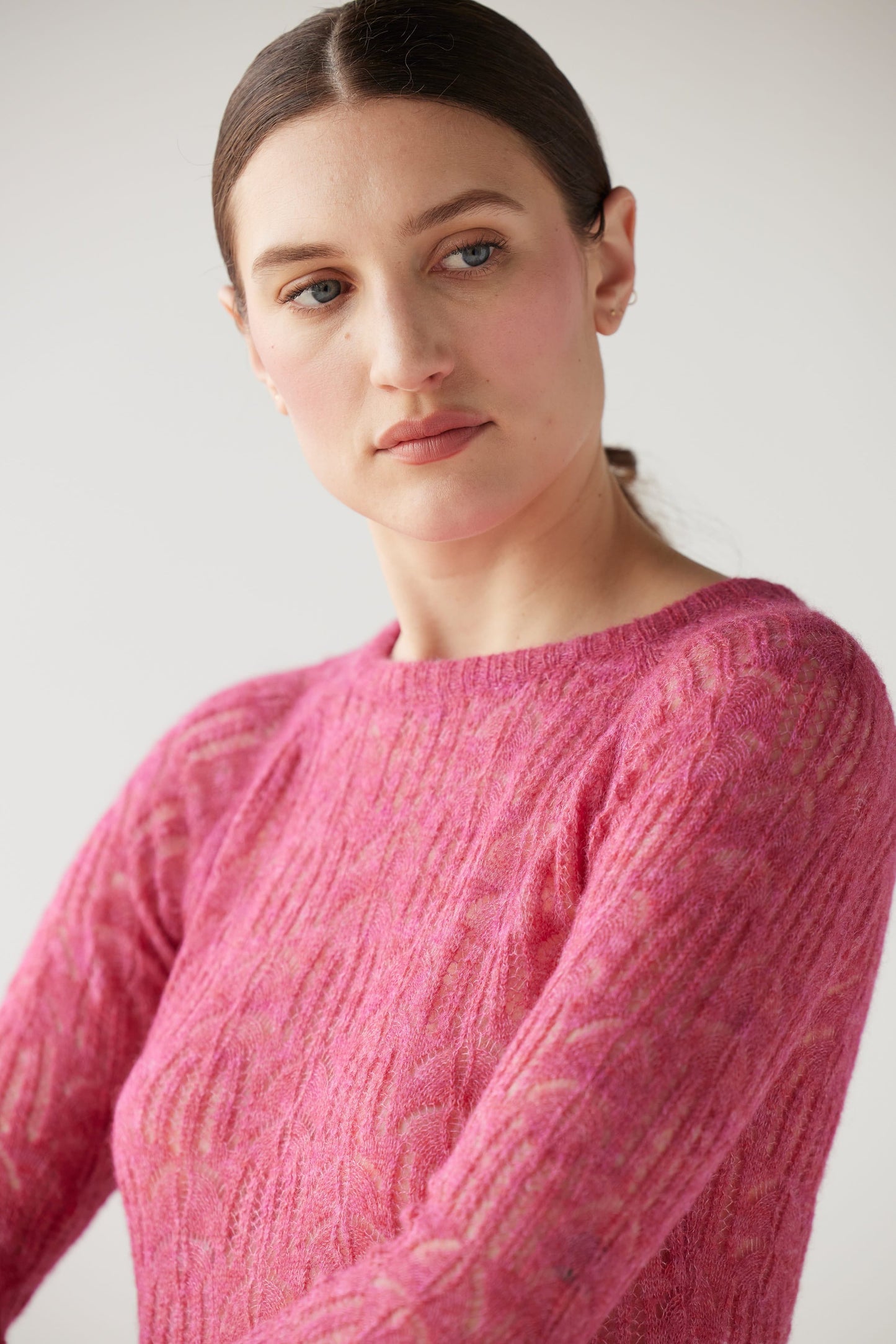 Lace Knit Ensemble (Rose) Skirts CHRISTINE ALCALAY Boutique