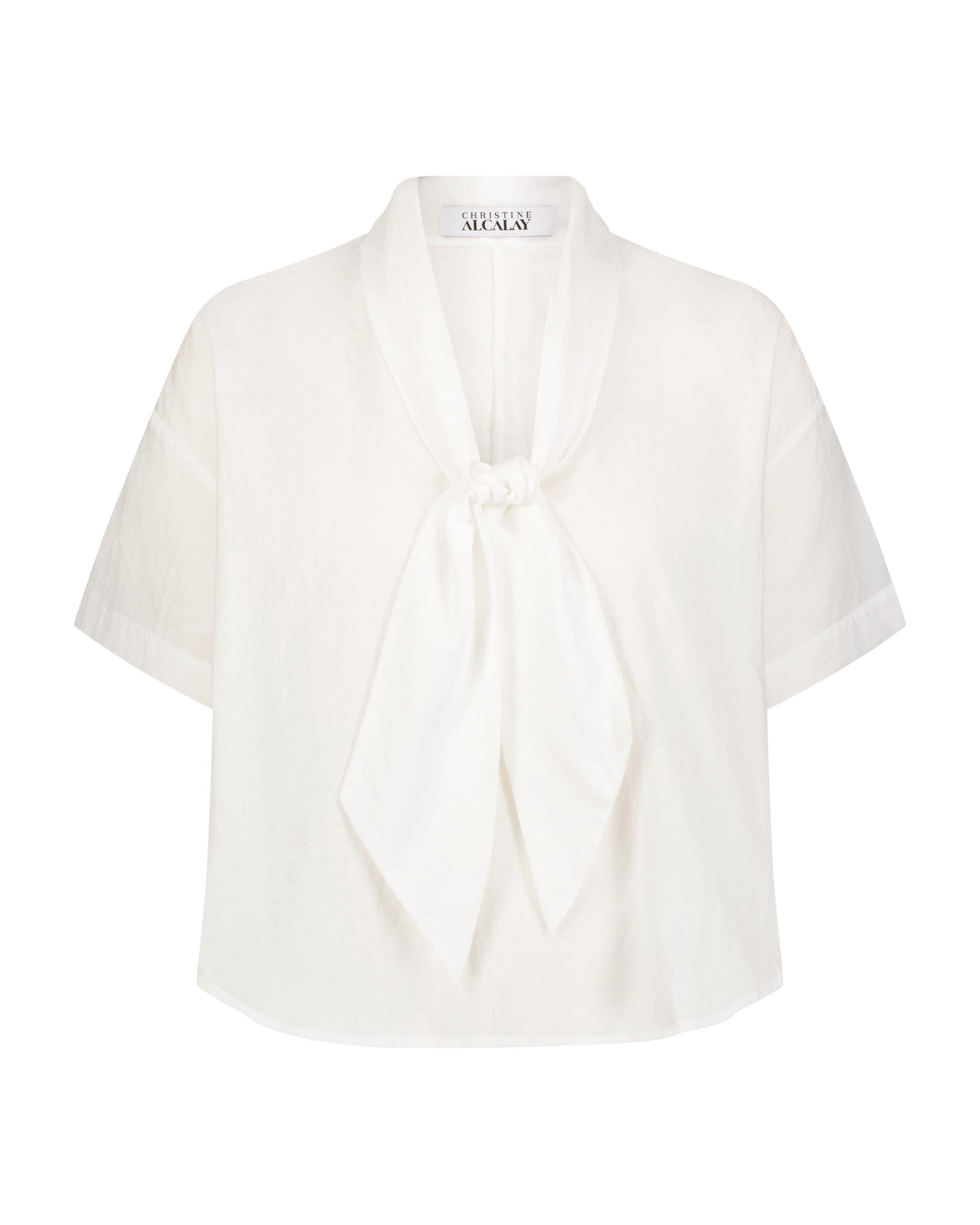 Betty Blouse in Cotton Poplin Tops CHRISTINE ALCALAY