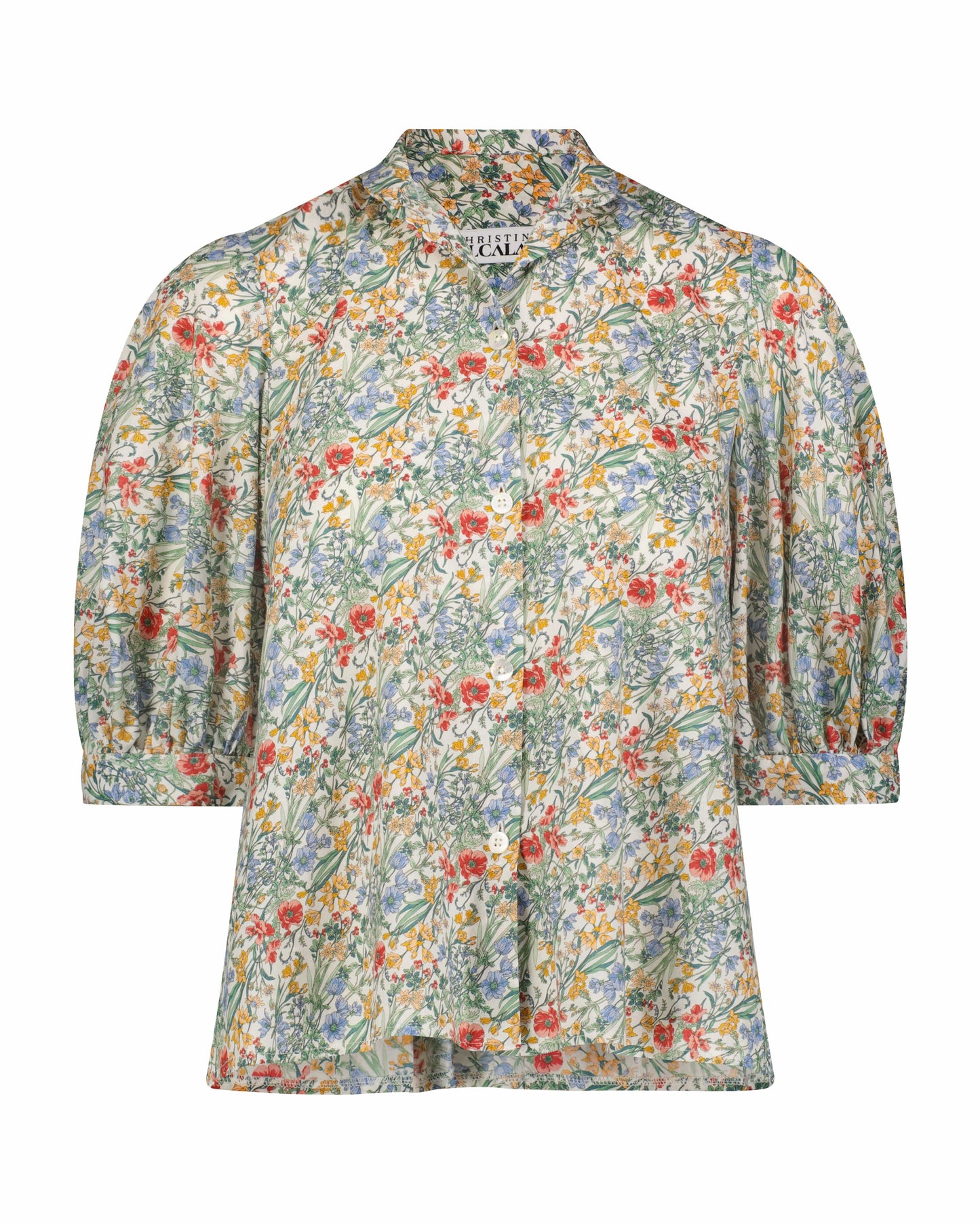 Livia Blouse in Floral Cotton Tops CHRISTINE ALCALAY   