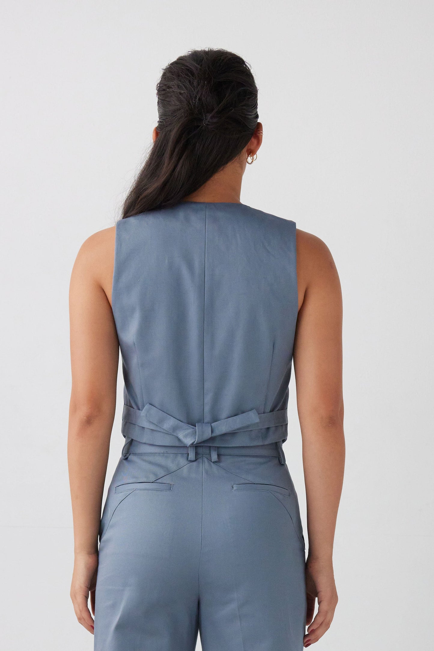 Annie Vest in Cotton Twill Vests CHRISTINE ALCALAY   