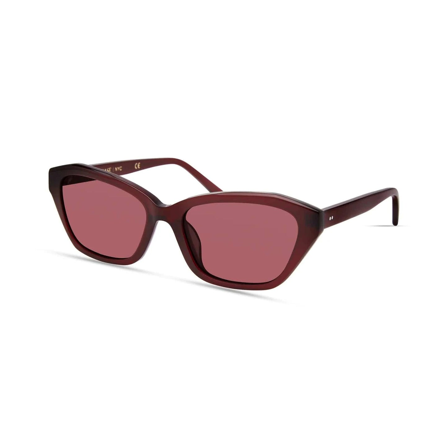 McKenna Sunglasses in Oxblood Accessories Lowercase
