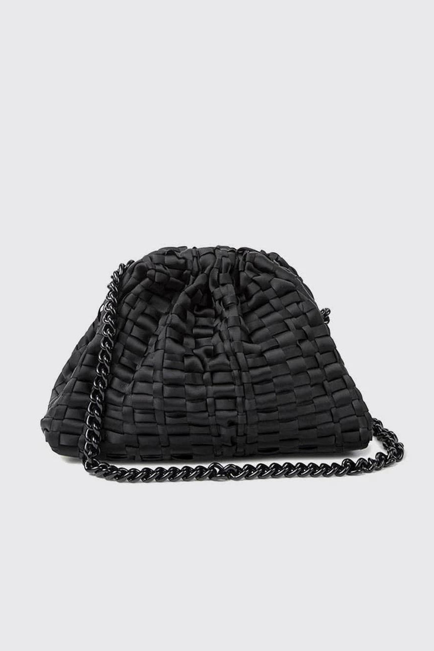 Maria La Rosa Mini Game Bag in Black Bags Maria La Rosa Black