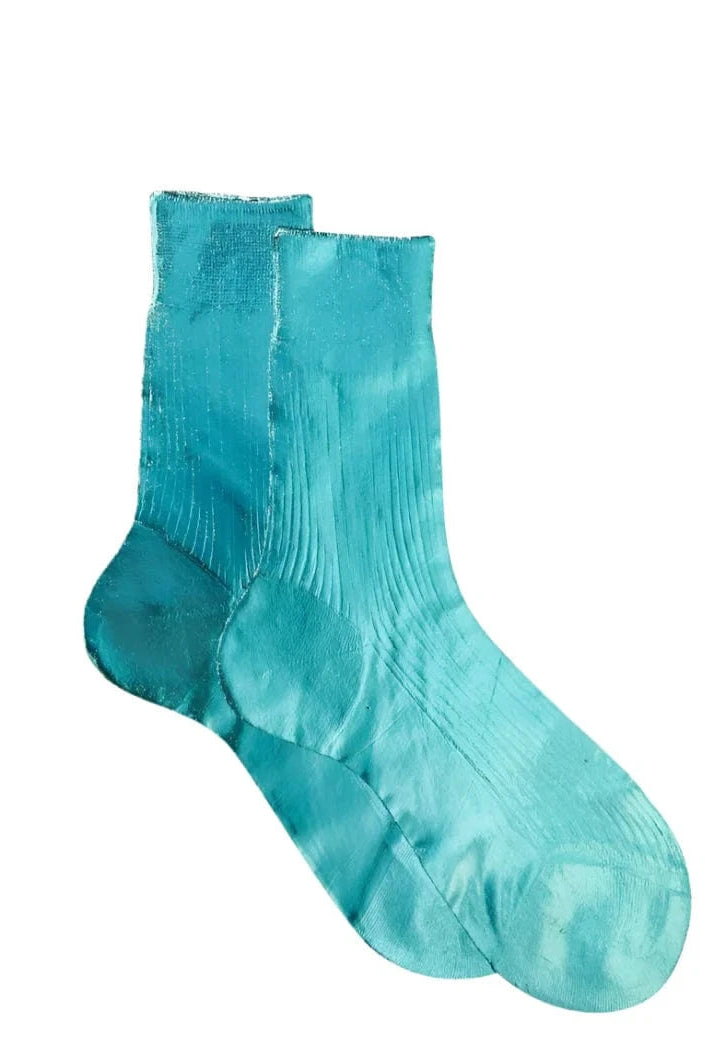 Maria La Rosa One Ribbed Laminated Sock Collection - Water Socks Maria La Rosa
