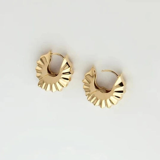 Edo Earrings - 18K Vermeil Jewelry MM Druck   