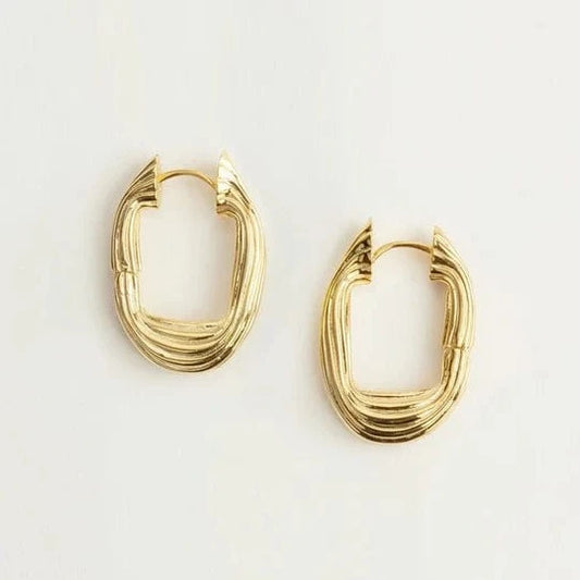 Flō Earrings - 18K Vermeil Jewelry MM Druck   