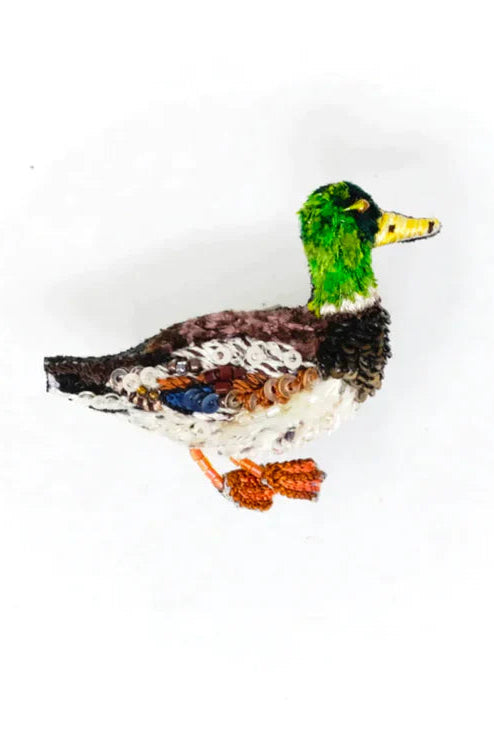 Wild Mallard Brooch Pin Accessories Trovelore