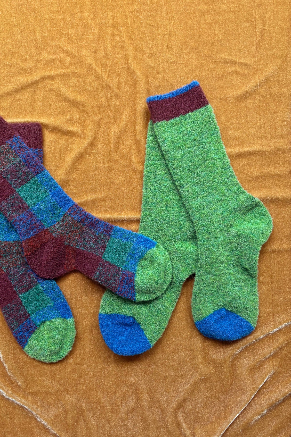 Mousse Solid Lichen Socks Socks Bonne Maison