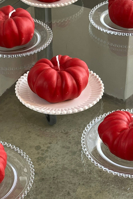 Jumbo Heirloom Tomato Candle - Red Candles Scandles