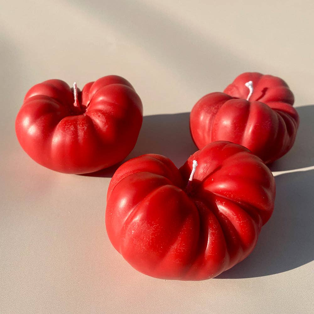 Heirloom Tomato Candles - Red Candles Scandles