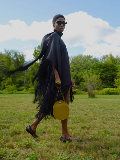 The Mini Eggi in Green Ochre Bags Lindquist