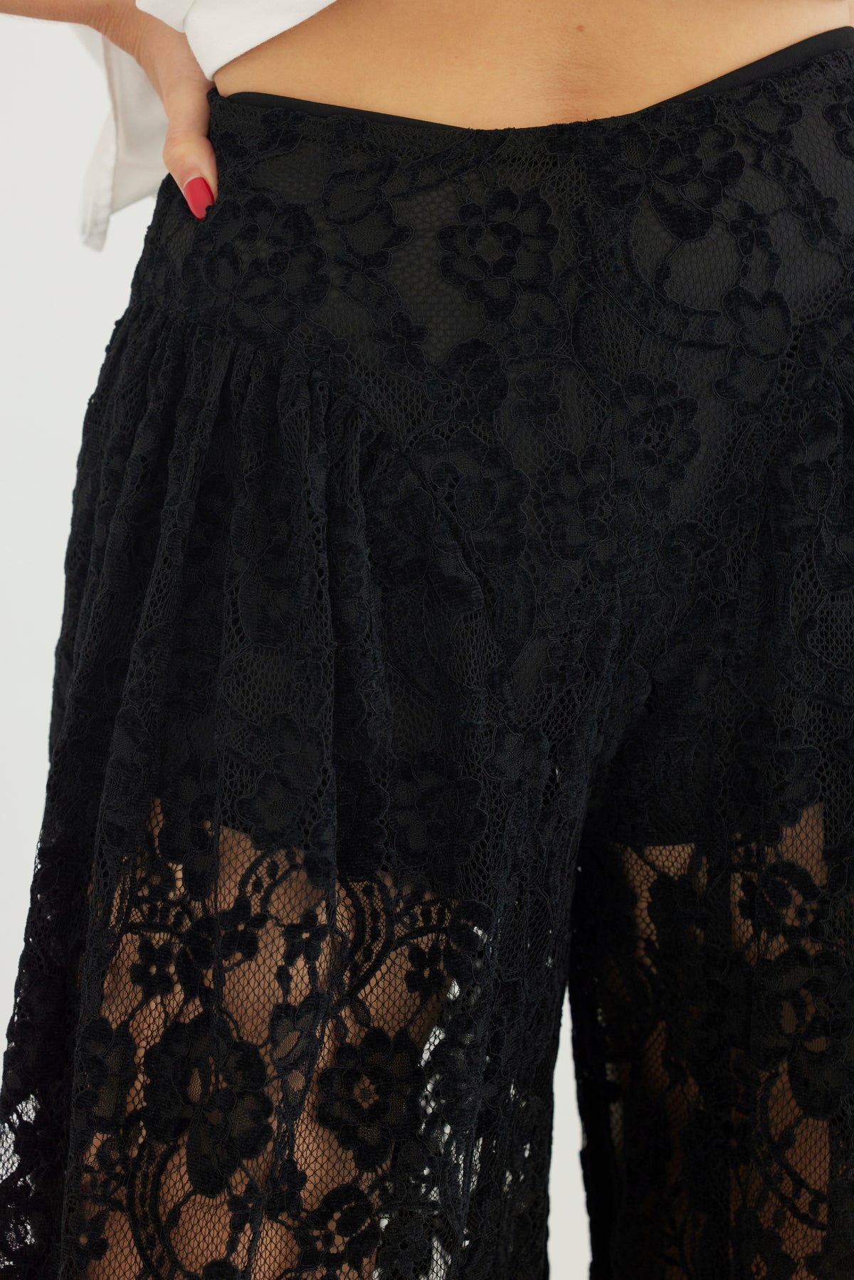 Victoria Pant in Lace Pants CHRISTINE ALCALAY