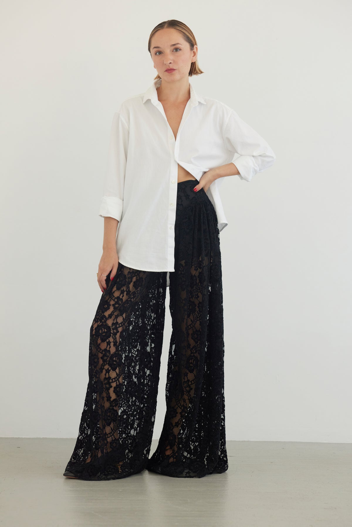 Victoria Pant in Lace Pants CHRISTINE ALCALAY