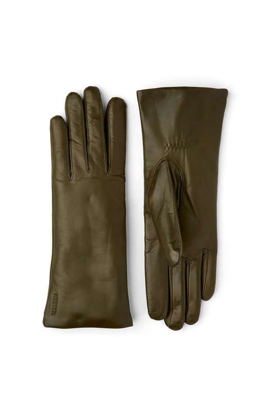 Elisabeth Leather Gloves - Loden Accessories HESTRA