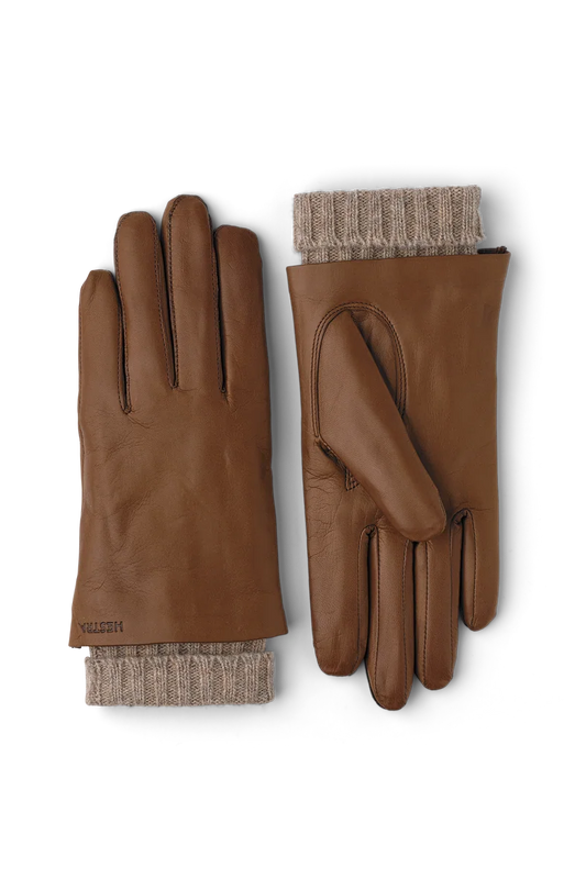 Megan Leather Gloves - Light Brown Accessories HESTRA