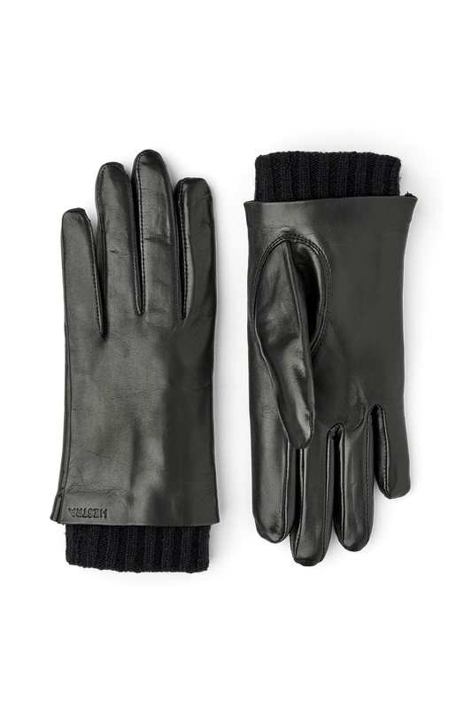 Megan Leather Gloves - Black Accessories HESTRA