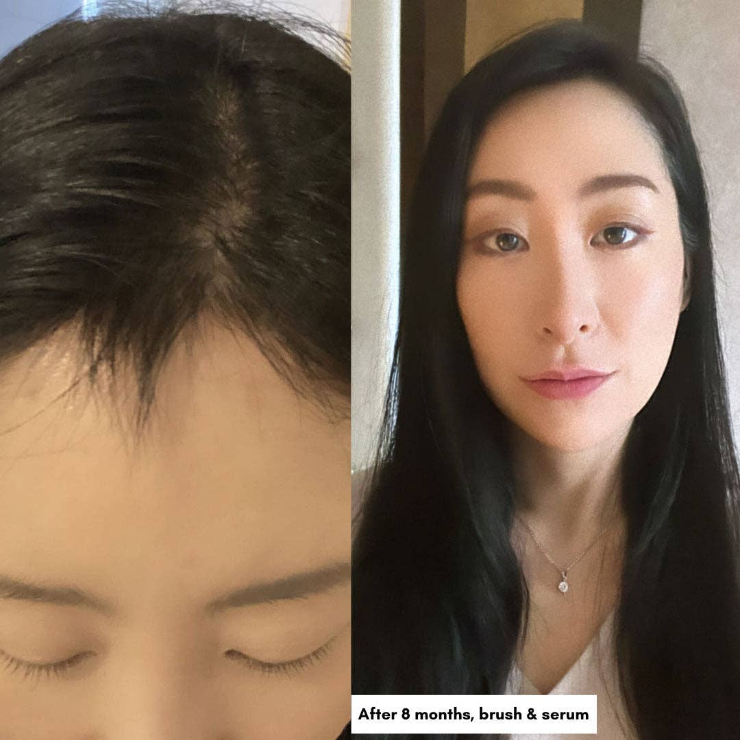Gua Sha Hair & Scalp Brush: Black Edition Snow Fox Skincare