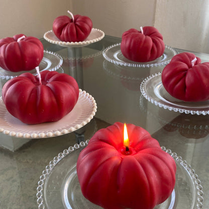 Jumbo Heirloom Tomato Candle - Red Candles Scandles