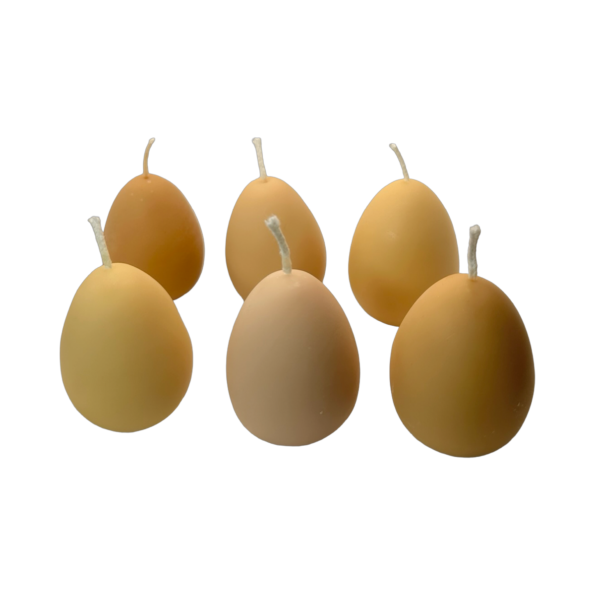 Egg Candles - 6 Pack Box Candles Scandles