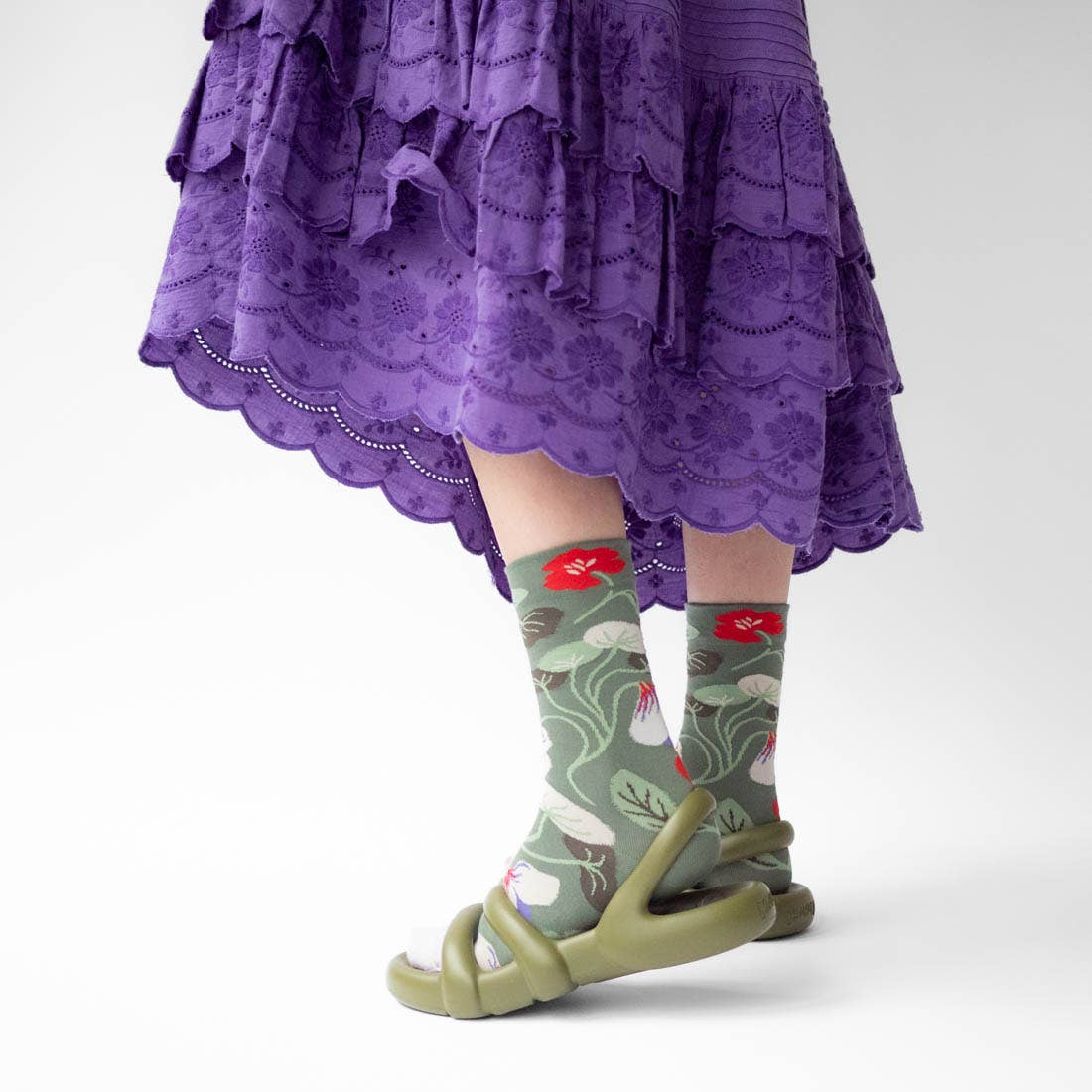 Cedar Flower Sock Bonne Maison