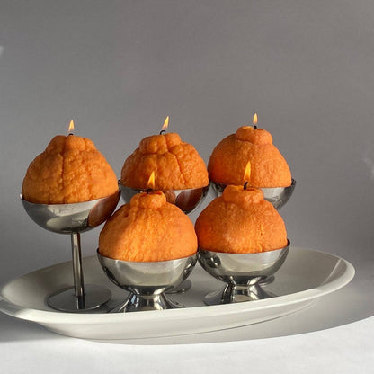 Large Dekopon Orange Candle Candles Scandles