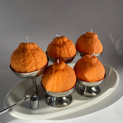 Large Dekopon Orange Candle Candles Scandles