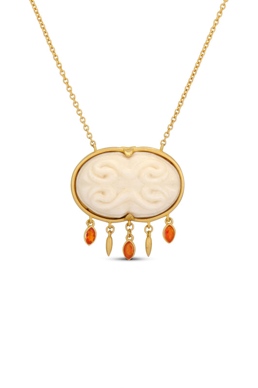 Cinched Cameo Necklace Jewelry HYSTERIA Jewelry